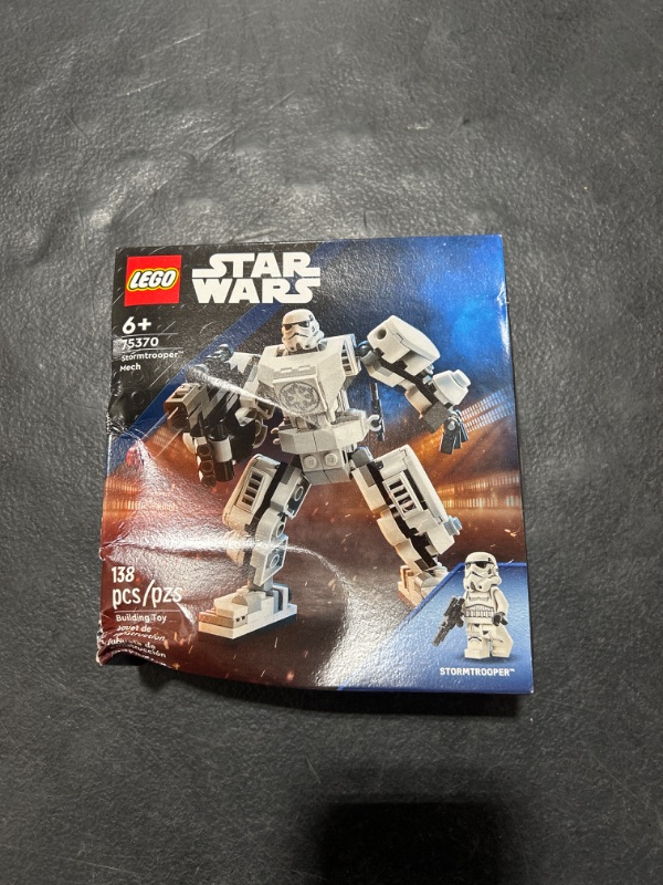 Photo 2 of LEGO Star Wars Stormtrooper Mech 75370 Star Wars Collectible for Kids, This Buildable Star Wars Action Figure Features a Cockpit, Buildable Blaster and Iconic Imperial Stormtrooper Minifigure