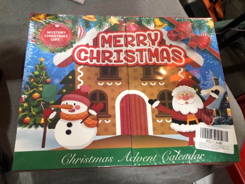 Photo 2 of Luxury Advent Calendars for Christmas 2023 24 Days Surprises Gift Countdown Calendar for Kids Cute Stationery School Supplies Blind Bag Including Xmas Theme Pens, Pencils, Erasers, Self Sticky Notes