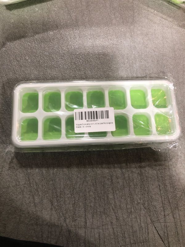 Photo 1 of 14 square silicone candy color transparent ice cream soft bottom ice box mold ice cube artifact storage box ?2 pack?