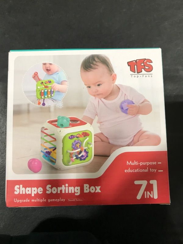 Photo 1 of 7 IN 1 SHAPE SORTING BOX TOY AGES 18M +