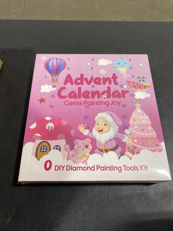 Photo 2 of Diamond Painting Advent Calendar for Girls - DIY Gem Arts and Crafts, Christmas Gifts for Ages 4-12 2-Princess Charms