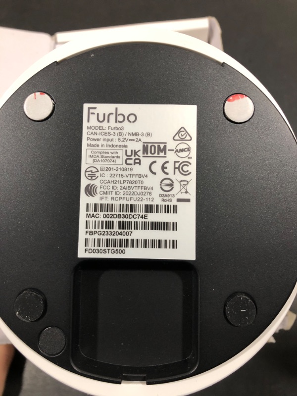 Photo 4 of Furbo 360° Dog Camera: [New 2022] Rotating 360° View Wide-Angle Pet Camera with Treat Tossing, Color Night Vision, 1080p HD Pan, 2-Way Audio, Barking Alerts, WiFi, Designed for Dogs