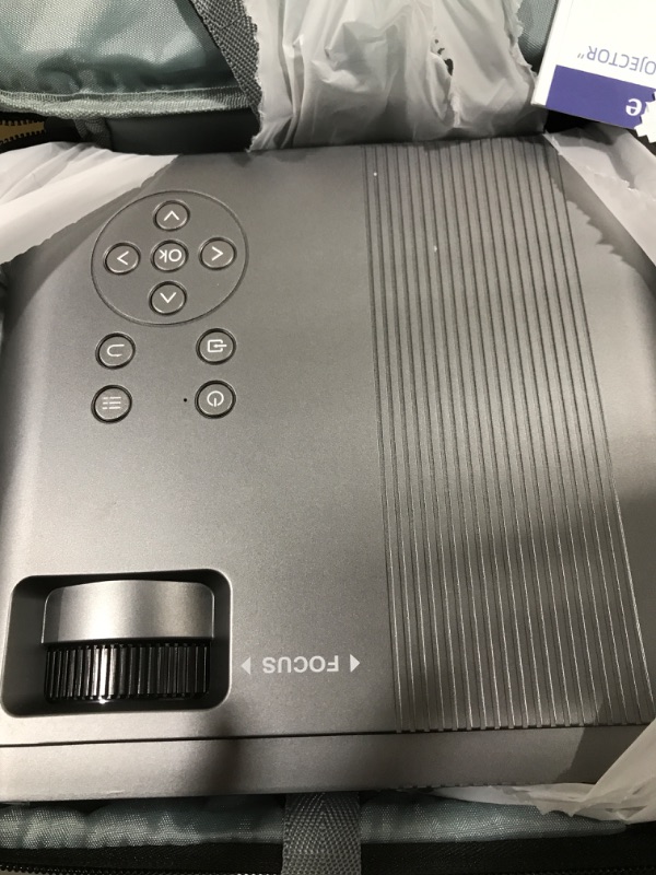 Photo 1 of Projector with WiFi and Bluetooth, 600 ANSI 18000L 1080P, 4K Portable Projector, Auto 6D Keystone 50% Zoom, 450 '' Home Outdoor Movie Projector for PC TV Stick, iOS, Android