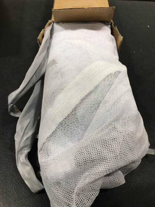Photo 1 of Baby Crib Tent Safety Net, Durable Strong Net, Self-Locking Zippers, Protects from Baby Climbing Out and, from Insects, Mosquitoes, Installs with Strong Rods (Crib Tent 52.25" - 28.25")