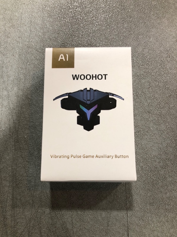 Photo 1 of Mobile Gaming Trigger, Physically Mapped Automatic Continuous Click Game Trigger, PUBG Mobile Controller, RGB Light Alloy Button Zero Latency, for PUBG/Fortnite/COD/NEW STATE Mobile Game Pulse