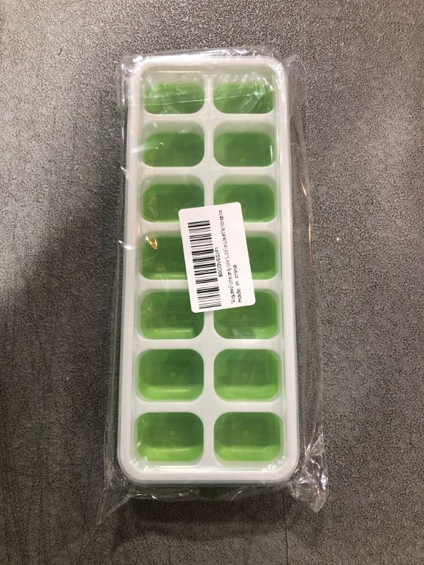 Photo 1 of 14 square silicone candy color transparent ice cream soft bottom ice box mold ice cube artifact storage box 