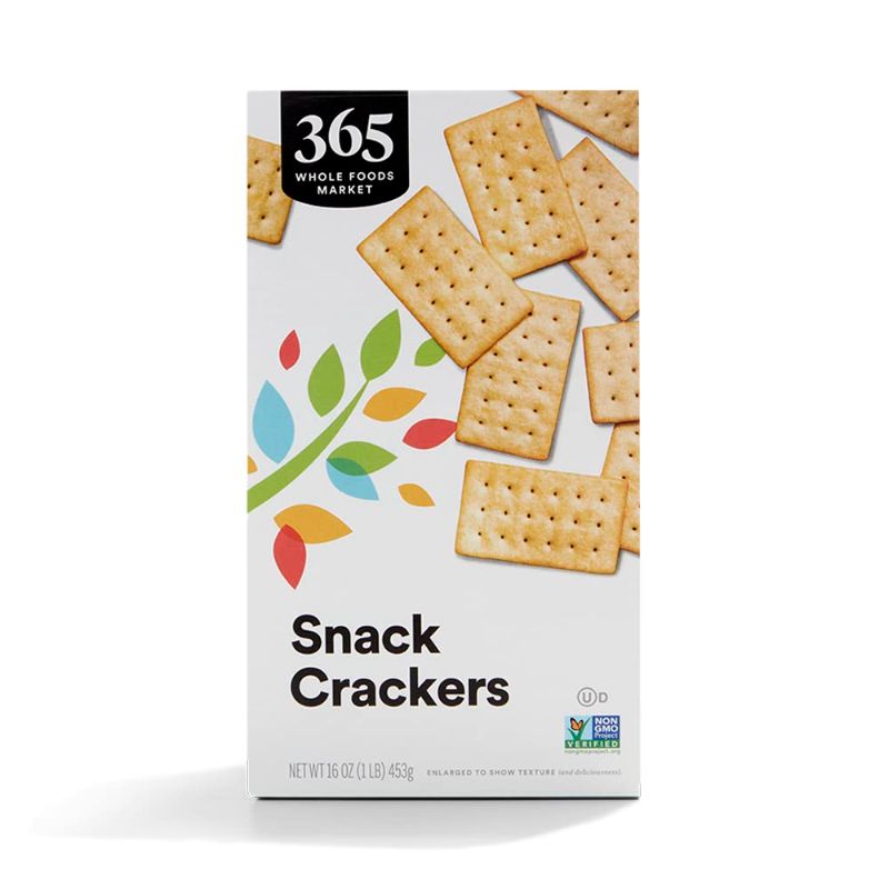 Photo 1 of 365 by Whole Foods Market, Natural Buttery Flavor Snack Crackers, 16 Ounce Buttery 1 Pound (Pack of 2)Best By March 8 2024