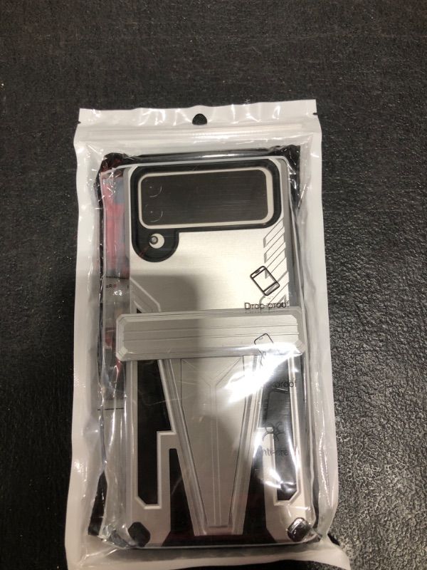 Photo 1 of Z Flip 4 Phone Case ( Silver ) 