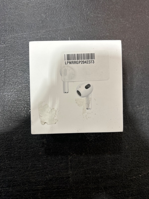 Photo 1 of Apple AirPods with Lightning Charging Case (3rd Generation) - FACTORY SEALED - OPENED FOR PICTURES 