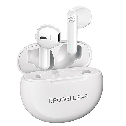 Photo 1 of DROWELL EAR Hearing Aids, Hearing Aids for Seniors Rechargeable with Noise Cancelling Hearing Amplifiers for Seniors & Adults Hearing Loss with Portable Charging Case White
