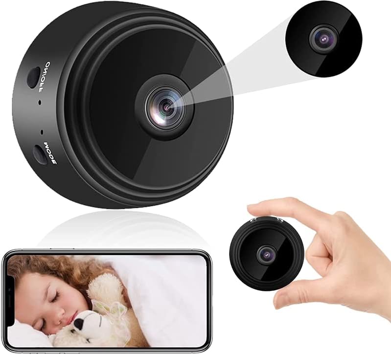 Photo 1 of 1080P Mini WiFi Camera Full HD Portable Camera,Small Indoor Security Surveillance Cam with Live Video Indoor Covert Camera
