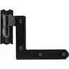 Photo 1 of 4.25 in. Black Exterior Shutter Hinge for Stone Siding (Set of 3)
