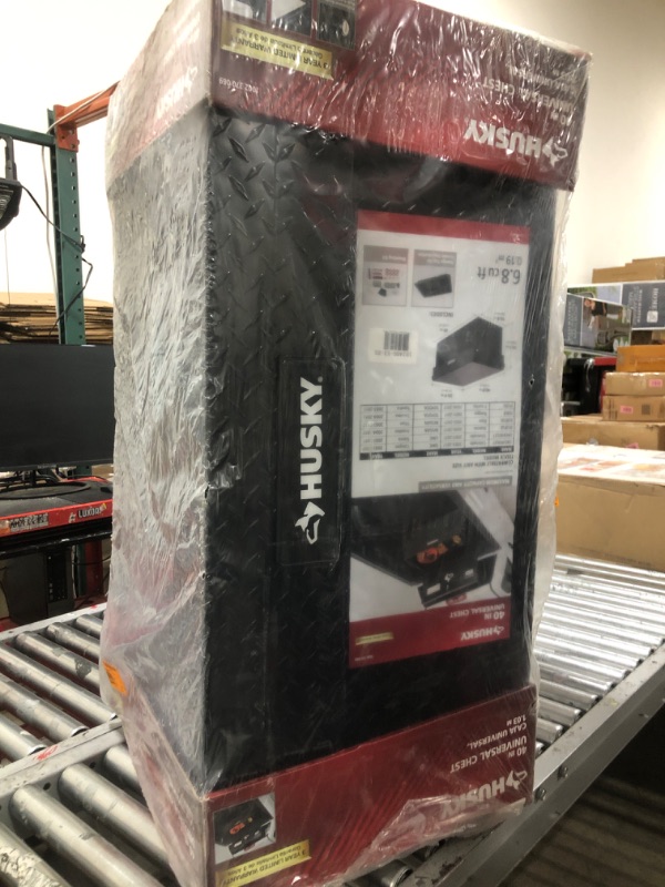 Photo 1 of 40.8 in. Matte Black Aluminum Full Size Chest Truck Tool Box