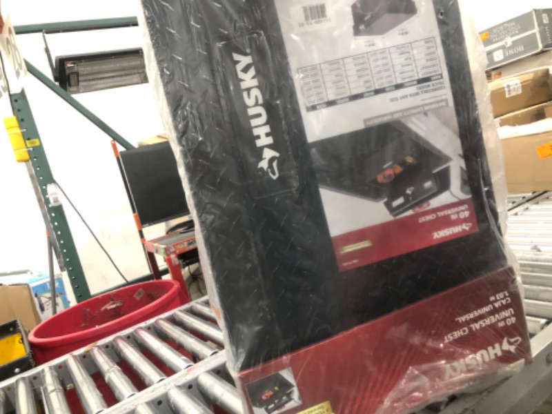 Photo 1 of 40.8 in. Matte Black Aluminum Full Size Chest Truck Tool Box