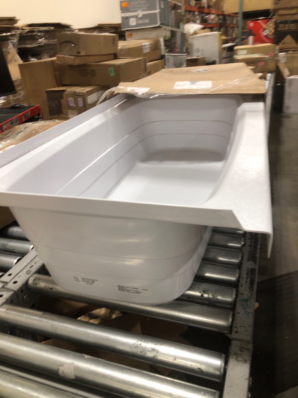 Photo 2 of Lippert Components 209681 White 24" x 46" Left Handed Bath Tub