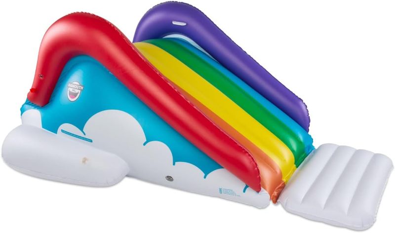 Photo 1 of BigMouth Inc. Rainbow Inflatable Pool Slide, Large
