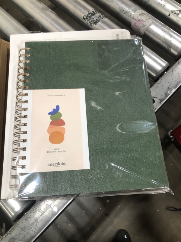 Photo 2 of Anecdote 2024 Planner. This Spiral-Bound Daily, Weekly & Monthly Planner 2024-2025 features a Stunning Library Buckram Cover, Brass Spiral and A4 Size Bleed-Resistant Paper. Organize All 52 Weeks. Start Anytime – Evergreen