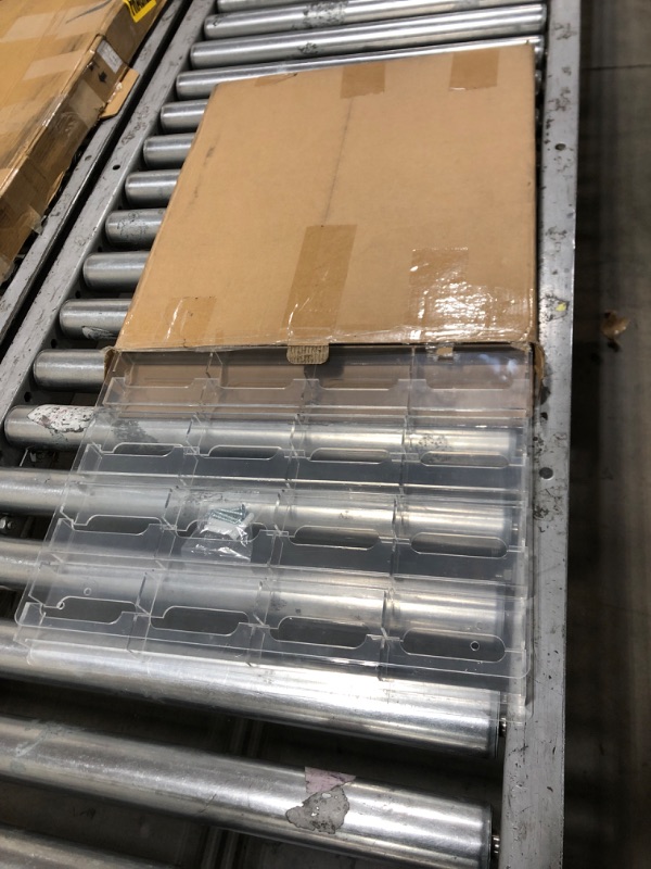 Photo 1 of 2 Pieces Acrylic Business Card Holder Wall Mount Clear Sticker Display Rack Multiple Clear Acrylic Card Organizer Sticker Display Stand Pre Drilled Index Card Storage (24 Pockets/ 17.7 x 15.7 ) 24 Pockets/ 17.7 x 15.7"