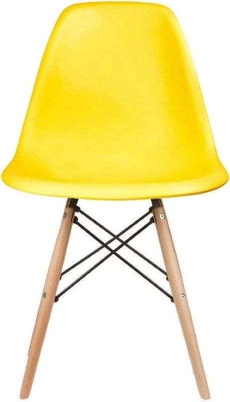 Photo 1 of 2xhome CH-RayLeg(Yellow) Dining Chair