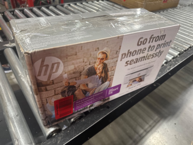 Photo 5 of HP DeskJet 3755 Compact All-in-One Wireless Printer - Stone Accent (J9V91A) 