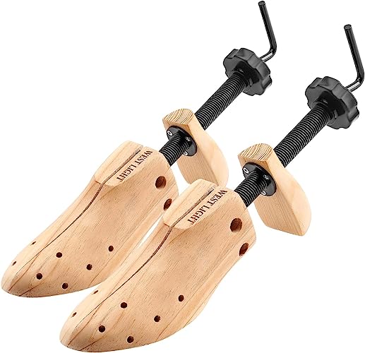 Photo 1 of 2 Way Cedar Wood shoe stretcher for Women and men,New Upgrade Design Strong&Durable Construction,Woman's Size 9.5 to 12 Men's Size 11.5 to 13.5
