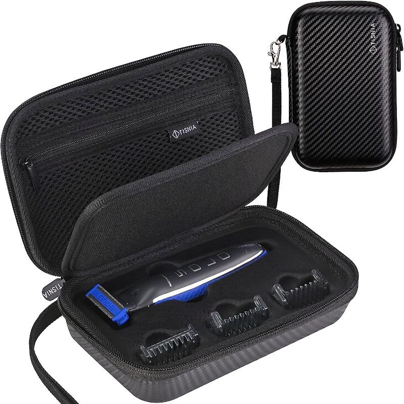 Photo 1 of (CASE ONLY) Tisnia Case for, Micro Touch Solo, Men's Rechargeable Full Body Hair Trimmer, Shaver and Groomer 