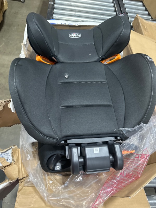 Photo 2 of Chicco KidFit ClearTex Plus 2-in-1 Belt-Positioning Booster Car Seat, Backless and High Back Booster Seat, for Children Aged 4 Years and up and 40-100 lbs. | Obsidian/Black KidFit Plus with ClearTex® No Chemicals Obsidian