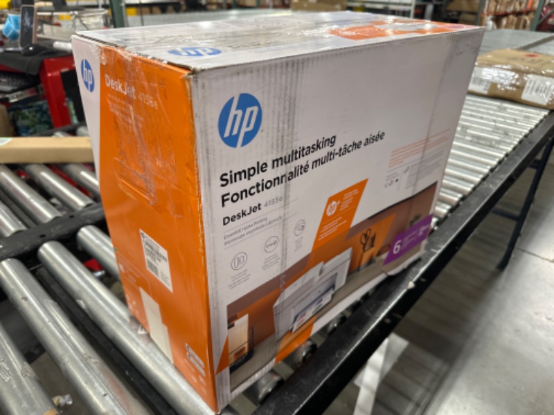 Photo 4 of HP DeskJet 4155e Wireless Color All-in-One Printer & 67XL Tri-Color High-Yield Ink Cartridge | 3YM58AN & 67XL Black High-Yield Ink Cartridge | 3YM57AN Printer + Tri-color Ink + Black Ink