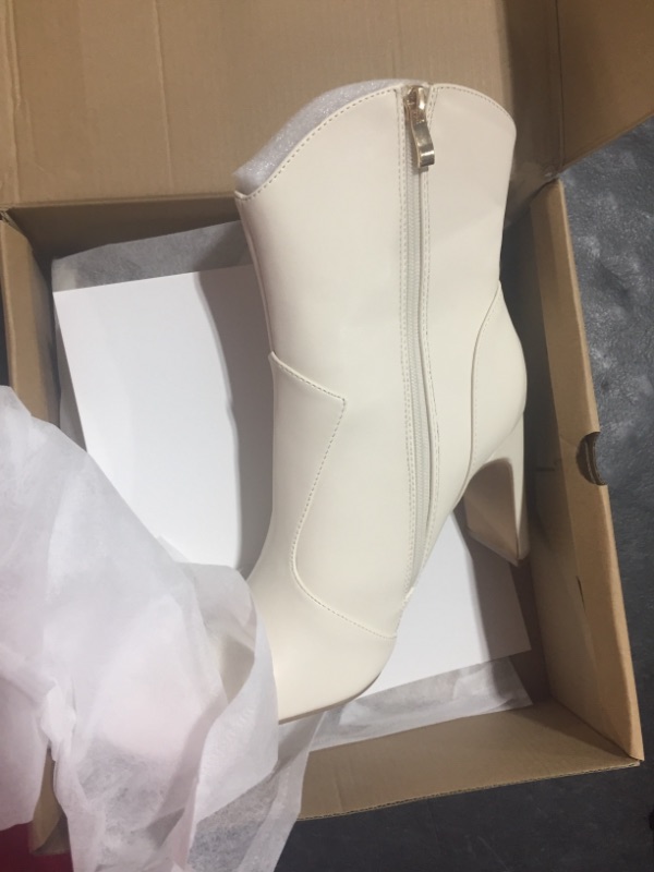 Photo 1 of 9 1/2 white heels womens size