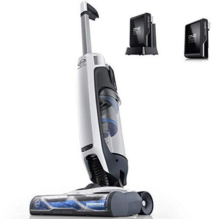 Photo 1 of *FOR PARTS ONLY* Hoover ONEPWR Evolve BH53420PCE - Vacuum Cleaner - Upright - Bagless - White - 2 Batteries
