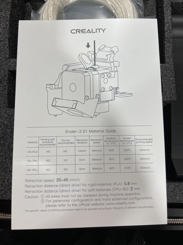 Photo 7 of Official Creality 3D Printer Ender 3 S1 Pro, Upgrade from Ender 3 S1 with 300? High-Temperature Nozzle, LED Light, PEI Spring Printing Plateform and 4.3inch Touchscreen, Printing Size 8.6X8.6X10.6in