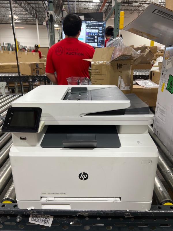 Photo 2 of HP Color LaserJet Pro Multifunction M479fdw Wireless Laser Printer with One-Year, Next-Business Day, Onsite Warranty (W1A80A), White