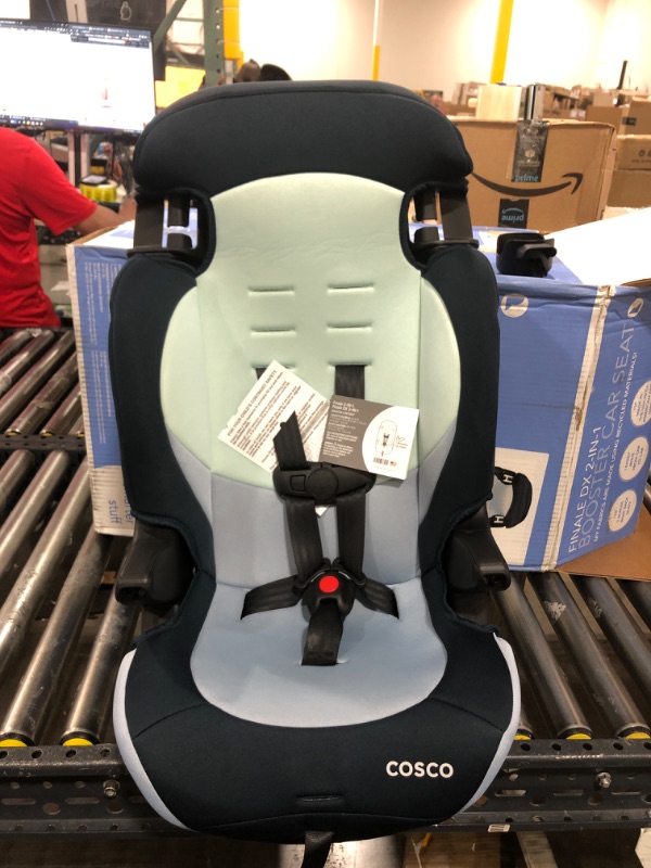 Photo 2 of Cosco Finale DX 2-in-1 Booster Car Seat, Forward Facing 40-100 lbs, Rainbow