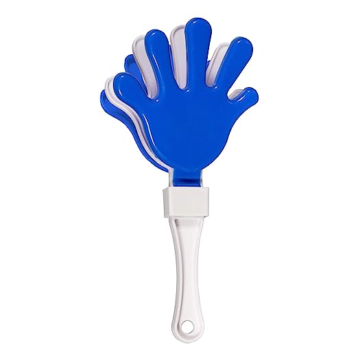 Photo 1 of Blue/White Hand Clapper Noise Makers Party Favors 2 PACK 