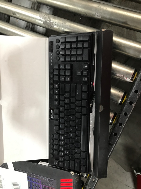 Photo 2 of Redragon K618 Horus Wireless RGB Mechanical Keyboard, Bluetooth/2.4Ghz/Wired Tri-Mode Ultra-Thin Low Profile Gaming Keyboard w/Cordless Connection, Dedicated Media Control & Tactile Brown Switch
