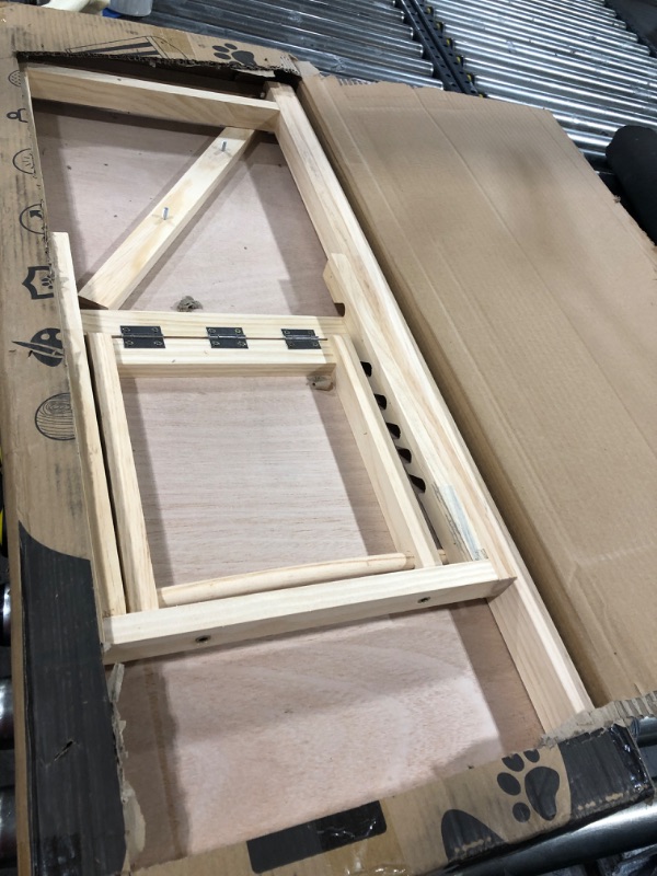 Photo 1 of Dog Ramp for Bed, Pet Ramps for Small Dogs, Large Dogs, Cats Ramp, Durable Wooden Free Standing Pet Ramp, Ramp for Pets to Get Into Vehicles, On Furniture, Bed, Look Out Window