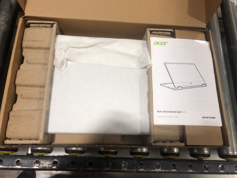 Photo 6 of Acer Chromebook Spin 314 Convertible Laptop | Intel Pentium Silver N6000 | 14" HD Corning Gorilla Glass Touch Display | 4GB LPDDR4X | 128GB eMMC | Intel Wi-Fi 6 AX201 | Chrome OS | CP314-1H-P9G7