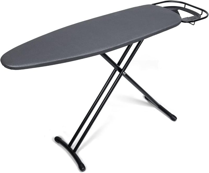 Photo 1 of  Duwee Ironing Board with Retractable and Adjustable Iron Rest, Steel Top Board with 10mm Thicken Felt Pad and Heat Resistant Cover, Heavy Duty Legs,14"x43" 