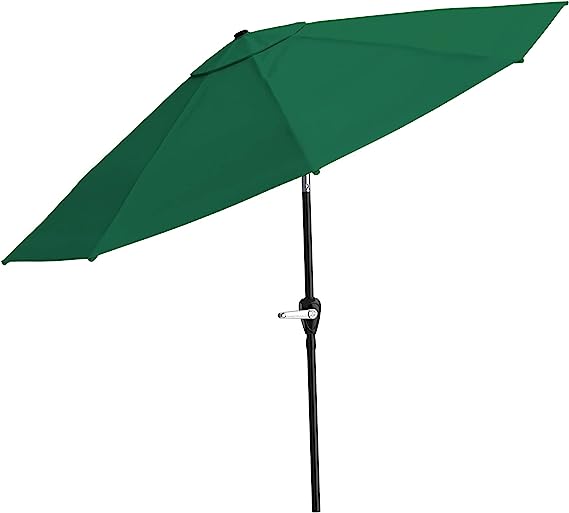 Photo 1 of 10 Foot Aluminum Patio Umbrella GREEN