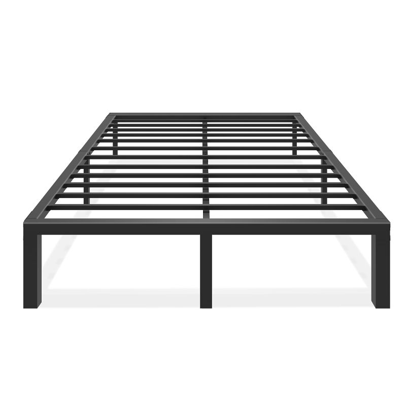 Photo 1 of 14 Inch Queen Bed Frame,3500 lbs Heavy Duty Metal Platform, Mattress Foundation with Steel Slat Support / No Box Spring Needed/ Noise Free/ Non-Slip/ Easy Assembly