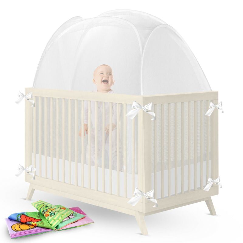 Photo 1 of Danie & Fonst Premium Baby Crib Tent| Crib Canopy| Crib Cover| Crib Net

