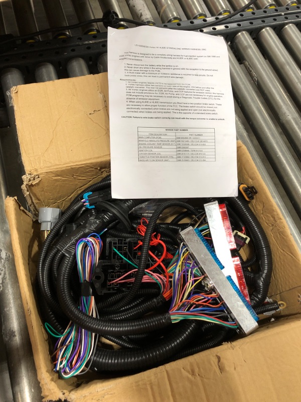 Photo 2 of 4L60E Standalone Wiring Harness Kit, Compatible with LS1 DBC Engine Complete Wiring Harness 1997-2006 Vortec Engines Throttle Body or 4L80E 