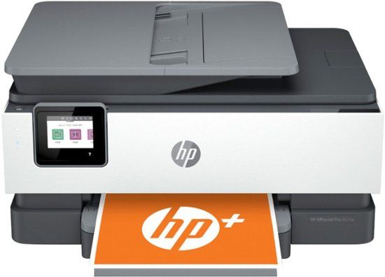 Photo 1 of HP - OfficeJet Pro 8025e Wireless All-In-One Inkjet Printer, WHITE