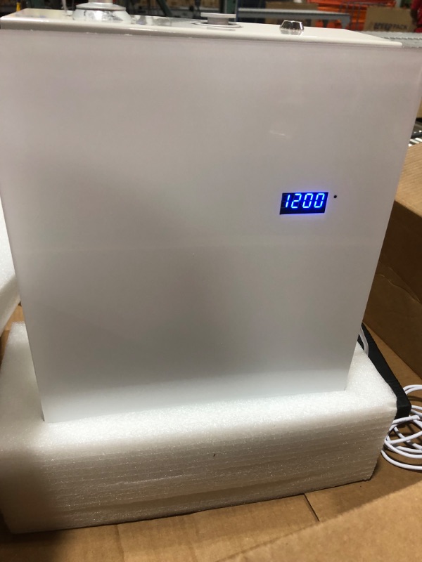 Photo 1 of JCLOUD Smart Scent Air Machine Pro for Home, HVAC Scent Diffuser for Essential Oils 500ML with Nebulizing Diffusion System, Waterless Aromatherapy Diffuser Cover Up to 4500 Sq.Ft, White 