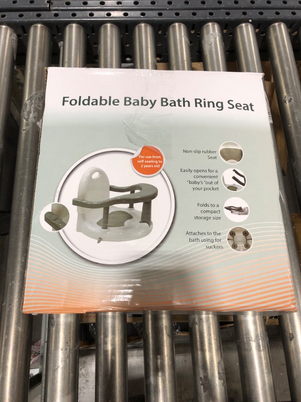 Photo 2 of Foldable Baby Bath RIng Seat - Grey 