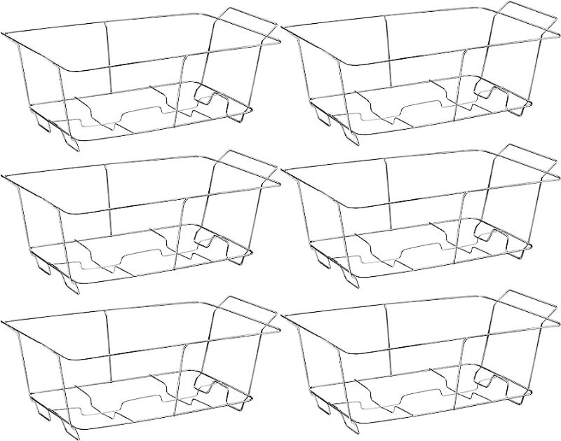 Photo 1 of  MAXYGIFT Chafing Wire Rack Buffet Stand - 6 Pack Full Size Racks For Dish Serving Trays Food Warmer catering supplies for Parties, Occasions, or Events 