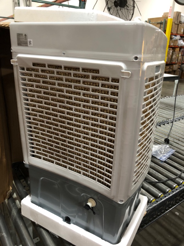Photo 4 of  Evaporative Cooler, VAGKRI 2100CFM Air Cooler, 120°Oscillation Swamp Cooler with Remote Control, 24H Timer, 3 Wind Speeds for Outdoor Indoor Use,8 Gallon 
