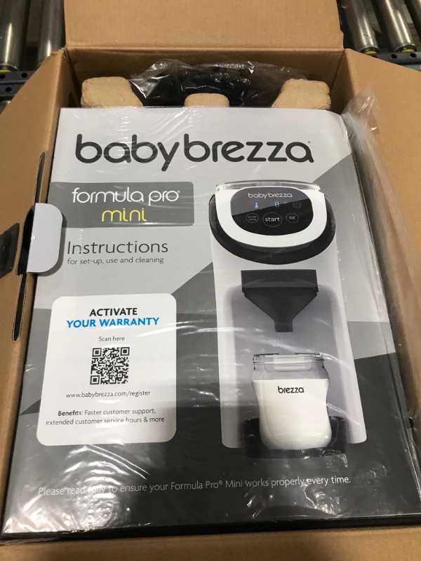 Photo 2 of Baby Brezza Formula Pro Mini Baby Formula Maker – Small Baby Formula Mixer Machine Fits Small Spaces and is Portable for Travel– Bottle Makers Makes The Perfect Bottle for Your Infant On The Go Formula Pro Mini Dispenser Machine