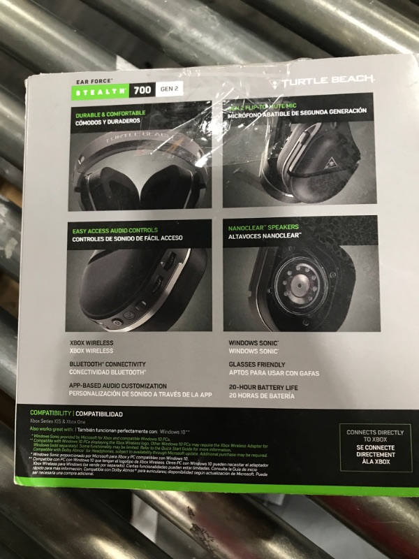 Photo 1 of Turtle Beach Stealth 700 Gen 2 Wireless Gaming Headset for Xbox Series X|S, Xbox One, Nintendo Switch, & Windows PCs with Xbox Wireless - Bluetooth, 50mm Speakers, and 20-Hr Battery - Black (Renewed) Xbox Stealth 700 Renewed Black