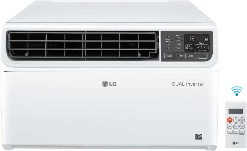Photo 1 of LG 10,000 BTU Dual Inverter Smart Window Air Conditioner, Cools 450 Sq. Ft., Ultra Quiet Operation